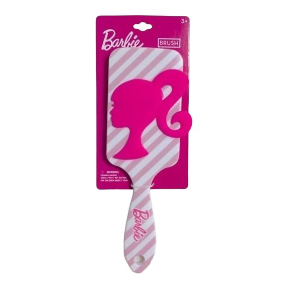 NEW Pink BARBIE BRUSH Hair Comb Styling Paddle Brush Retro Barbie Head NIP! - Picture 6 of 6